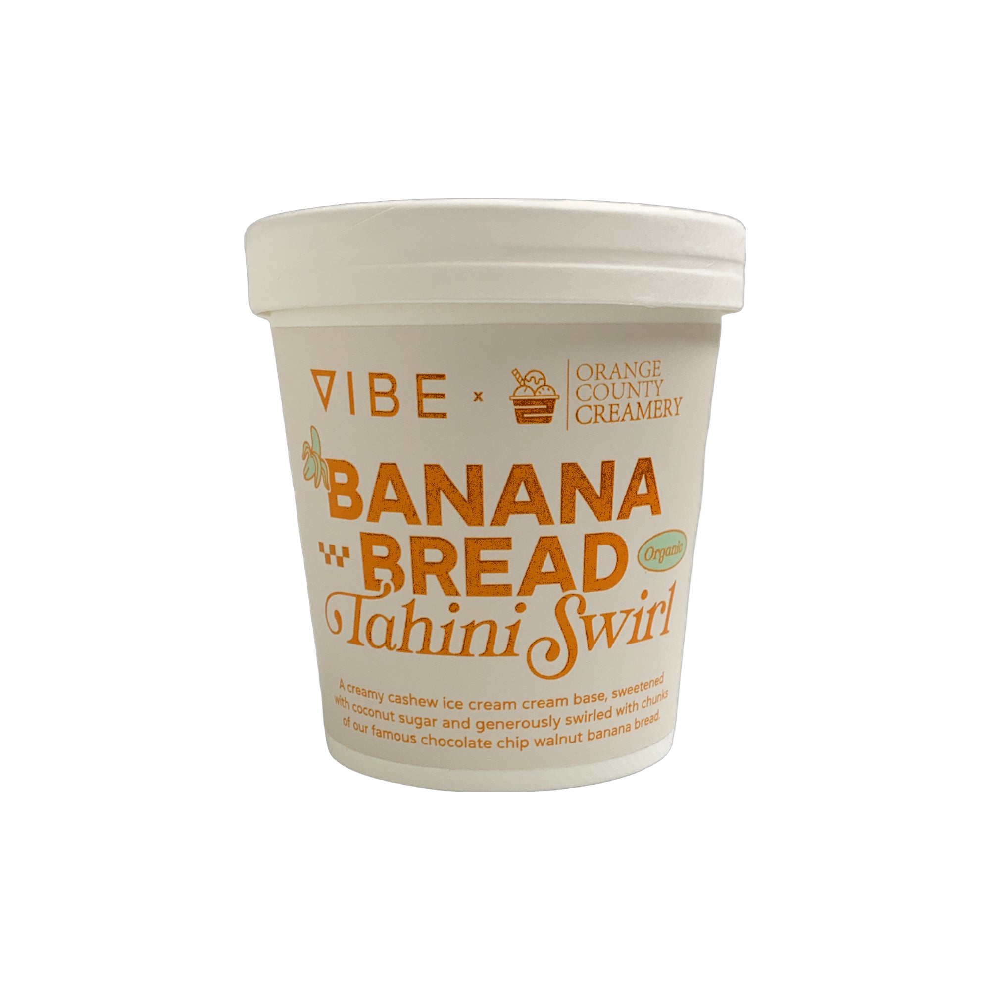 Banana Bread Tahini Swirl | Orange County Creamery